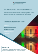Il futuro della gestione della risorsa idrica nelle strategie del Consorzio di bonifica Il futuro della gestione della risorsa idrica nelle strategie del Consorzio di bonifica